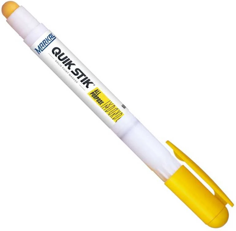 Dažų lazdelė Markal Quik Stik Mini Paintstik GELTONA 6 mm