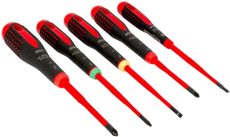 ERGO™ Slim VDE izoliuotų atsuktuvų rinkinys su 3 komponentų rankena – 5 vnt., Bahco