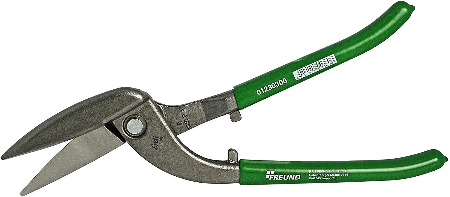 Freund "Pelikan" Skardos žirklės 300mm HRC 56, dešininės