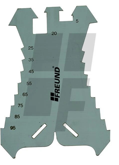 Freund Žymėjimo plokštelė/rėžtukas 01132000, 5-100mm (žingsnis 5mm)