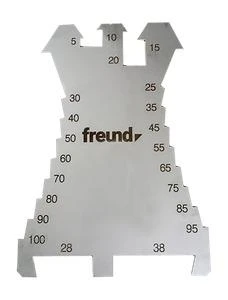 Freund Žymėjimo plokštelė/rėžtukas 01132000, 5-100mm (žingsnis 5mm)