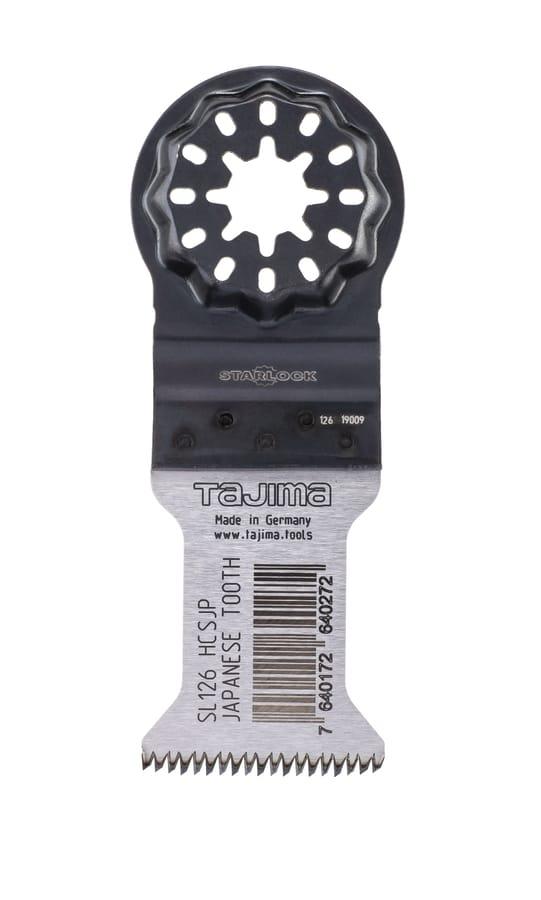 Geležtė universali multifunkciniam įrankiui HCS 50x35mm, japoniški dantys, Starlock tvirinimas Tajima