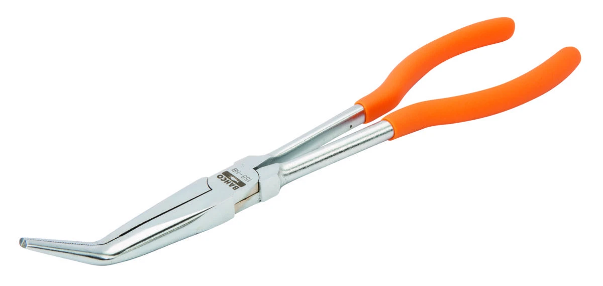Ilgosios replės, prailgintos, lenktos chromuotos 35° 270mm Bahco