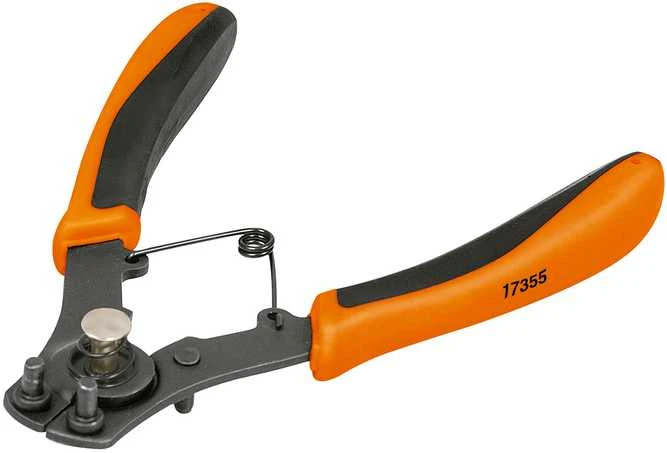 Išorinių ir vidinių žiedų replės. 4 keičiami antgaliai: 2xtiesūs, 1x45°, 1x90° Truper®