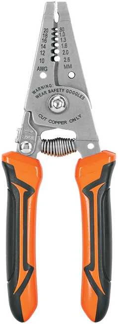 Kabelio nužievinimo ir kirpimo replės 0.3-2.6mm Truper®