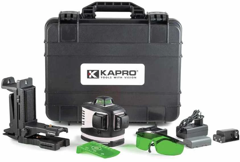 Grąžtas Laz. matuoklis KAPRO 3D žaliu spinduliu