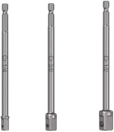 Laikiklių (prailgintų) rinkinys 1/4", 3/8" ir 1/2" galvutėms Truper®