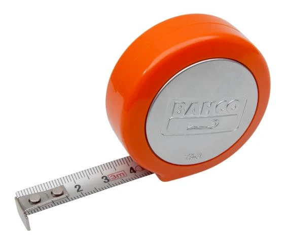 Matavimo juosta 3m x 13mm, atspari vandeniui ir rūdims, magnetinė Bahco