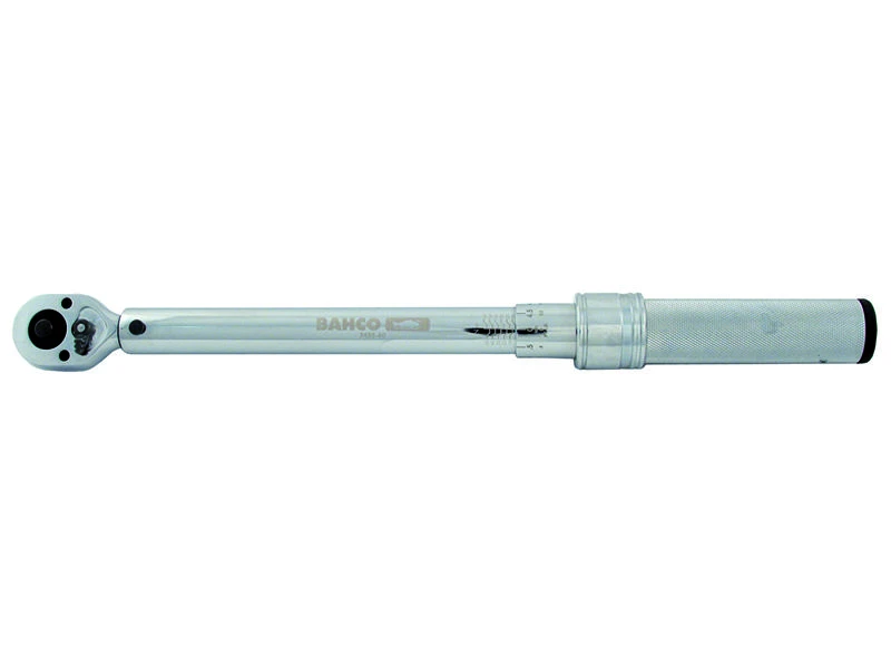 Mechaninis dinamometrinis raktas 12-60Nm ±4% (CW&CCW) 3/8" 406mm dviguba skalė, metalinis Bahco