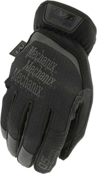 Mechanix FastFit taktinės pirštinės, juodos, 0.5mm