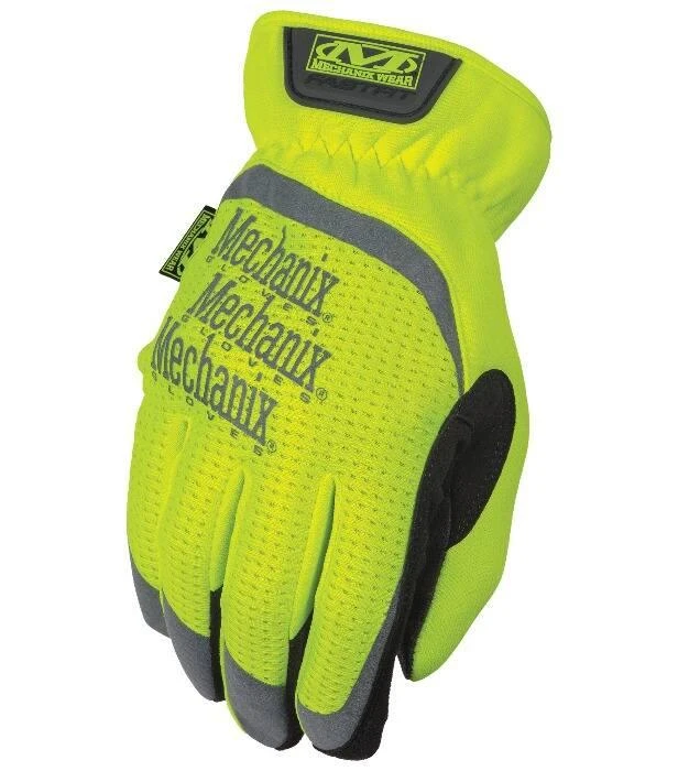 Mechanix FastFit geltona pirštinė su logotipu