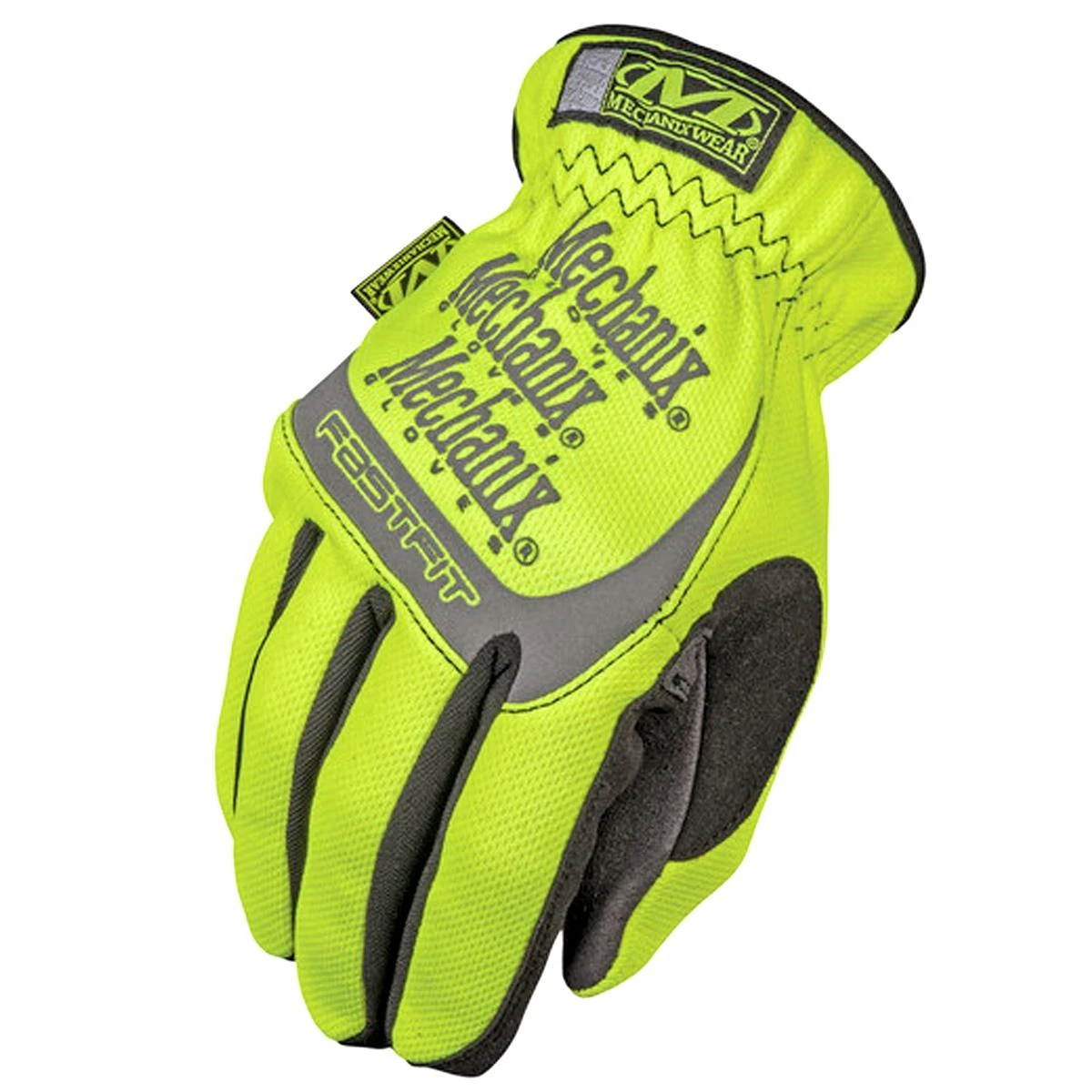 Hi-Viz Mechanix FastFit darbo pirštinė su šviesą atspindinčia zona