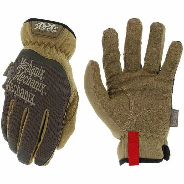 Mechanix Wear FastFit pirštinės - rudas komplektas