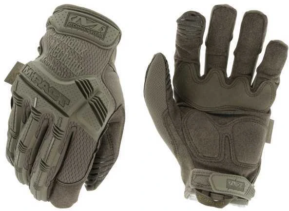 Mechanix Wear Pirštinės Mechanix M-Pact® Olive Drab L dydis. Velcro, TrekDry®, dirbtinė oda, delno, krumplių, Armortex®, pirštų apsauga, D30® apsauga nuo vibracijos