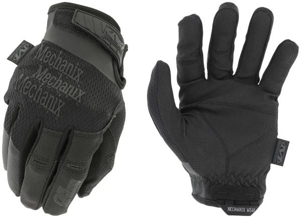 Mechanix Wear Pirštinės Mechanix Specialty 0.5 visos juodos XXL 0,5mm storio delnas. Velcro, dirbtinė oda, TrekDry®, Lycra