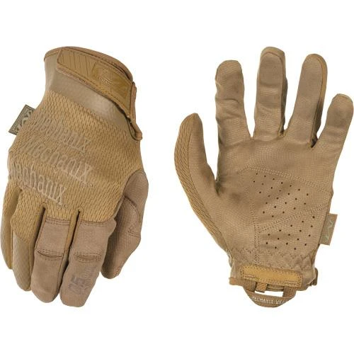 Mechanix Wear Pirštinės Mechanix Speclialty 0.5 Coyote S. 0,5mm storio delnas. Velcro, dirbtinė oda, TrekDry®, Lycra
