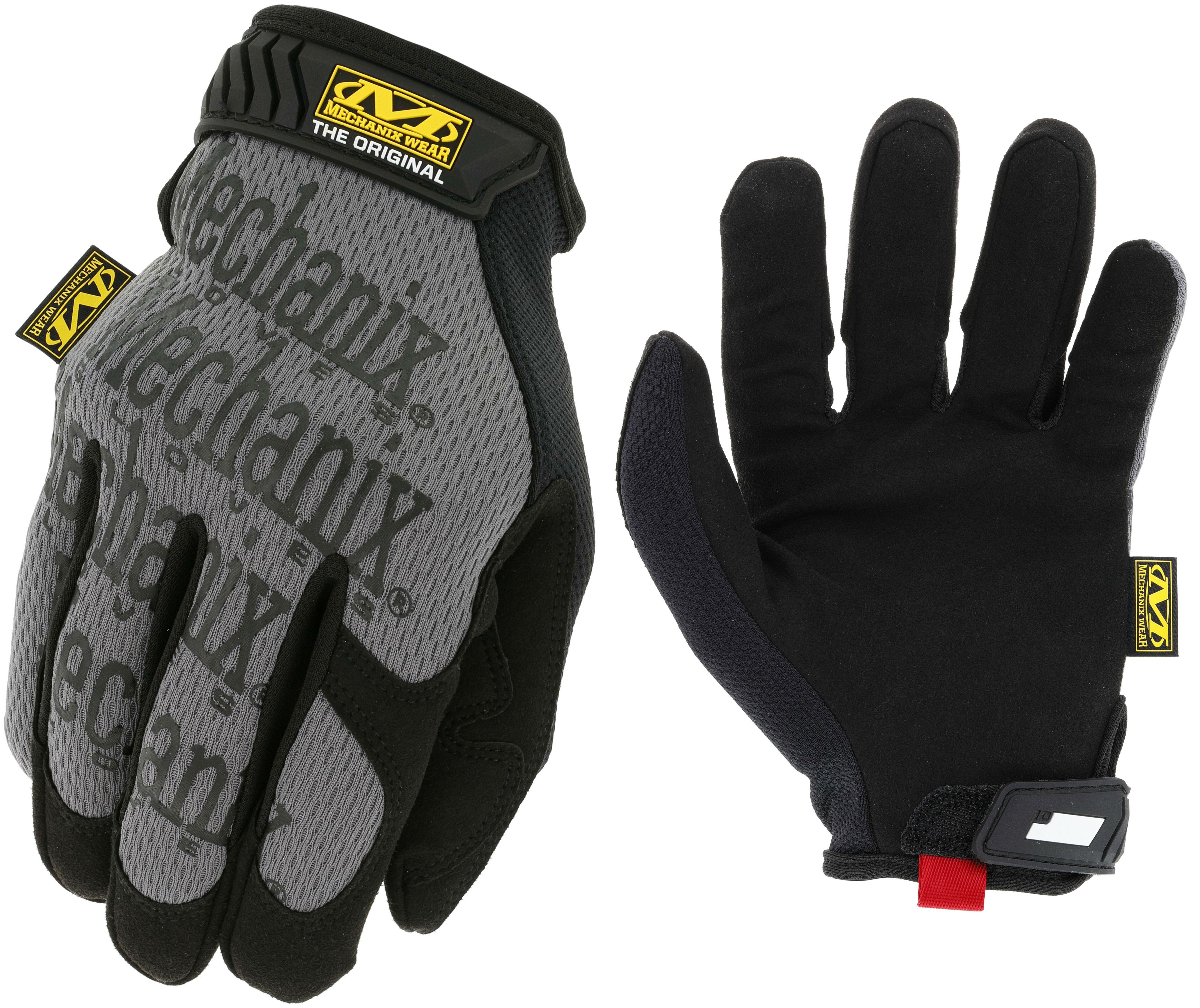 Mechanix Wear Pirštinės Mechanix The Original® juodos/pilkos XL dydis. Velcro, dirbtinė oda, TrekDry®