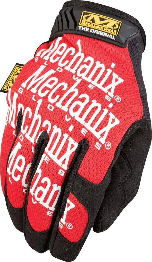 Mechanix Wear Pirštinės Mechanix The Original® raudonos L dydis. Velcro, dirbtinė oda, Treck Dry