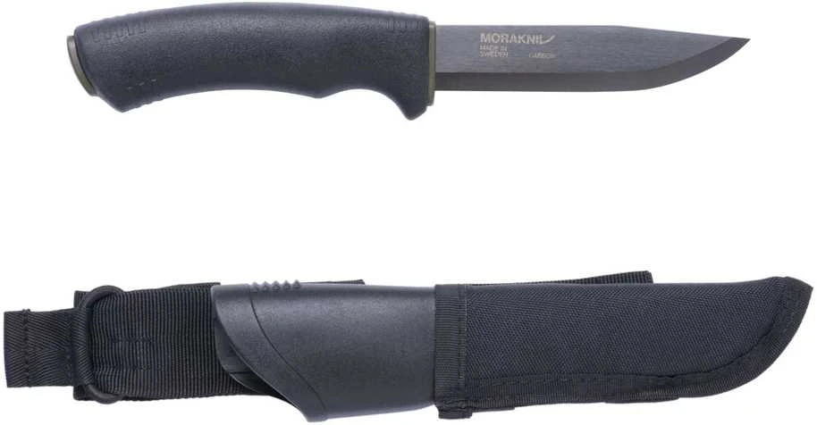 Taktinis peilis Morakniv Tactical, anglies plienas, juodas