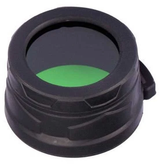 Nitecore NFG40 žalias optinis filtras – 40 mm skersmuo, suderinamas su MH25 Pro žibintuvėliu