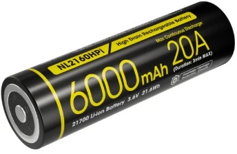 Ličio jonų 3,6 V / 6000 mAh akumuliatorius NL2160HPI NITECORE