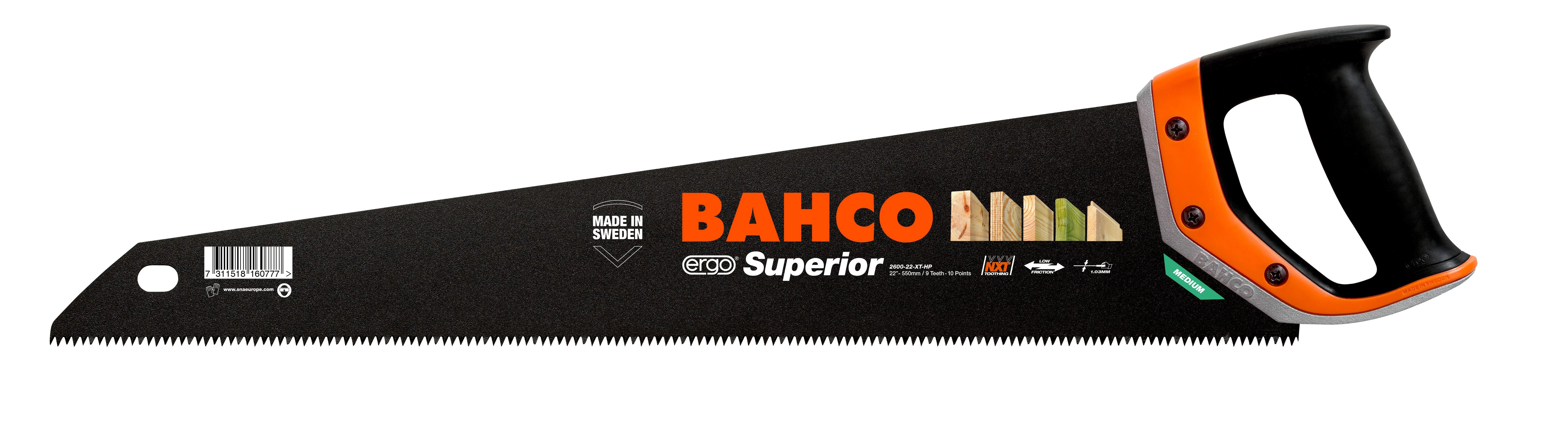 Pjūklas medžiui Superior 19" 475mm NXT9/10 Bahco
