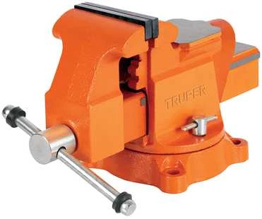 Šaltkalvio spaustuvai, HEAVY DUTY 100mm 11,4kg. 360° pasukamas. Truper®