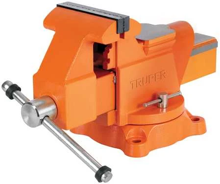 Šaltkalvio spaustuvai, HEAVY DUTY 125mm 17kg. 360° pasukamas. Truper®