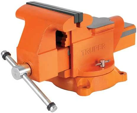 Šaltkalvio spaustuvai, HEAVY DUTY 200mm 30kg. 360° pasukamas. Truper®