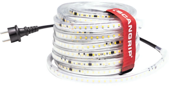 Statybvietės šviestuvas (LED juosta) 15m Scangrip ROPE LIGHT, 15000lm, IP65