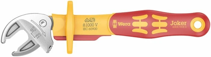 Terkšlinis veržliaraktis WERA 6004 M Joker VDE 13-16mm