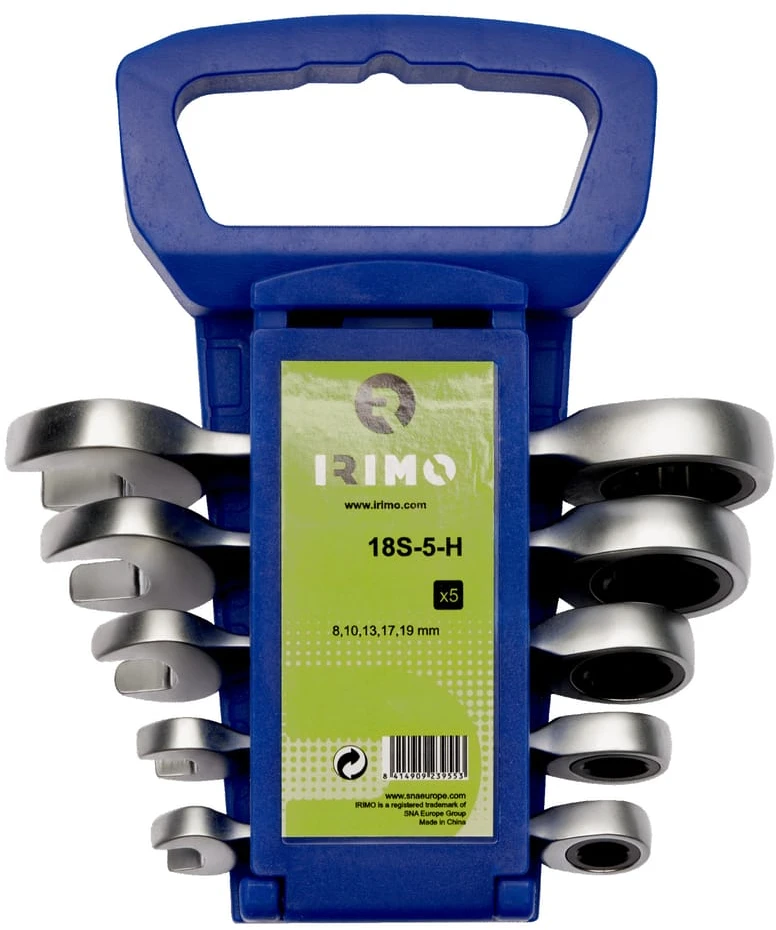 Terkšlinių veržliarakčių rinkinys Irimo 5vnt 8-19mm