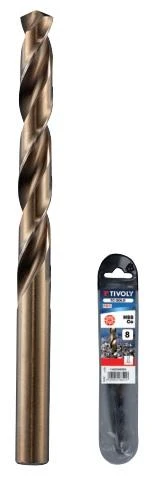 Tivoly Grąžtas metalui 11 mm, COBALT HSS-E5, pilnai šlifuotas, kampas 135⁰ . T Line, blisteryje