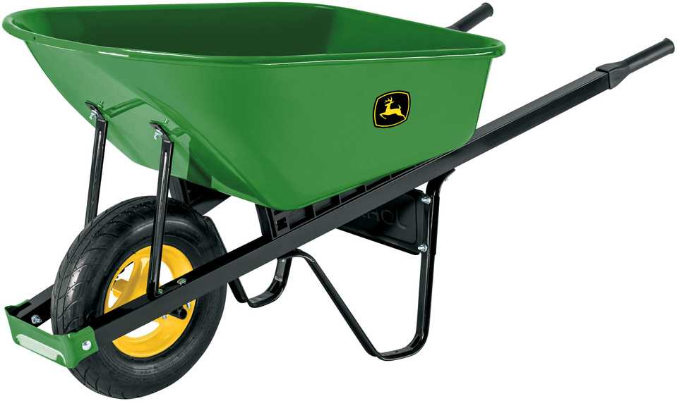 Truper John Deere 100L profesionalus karutis su metaline talpa