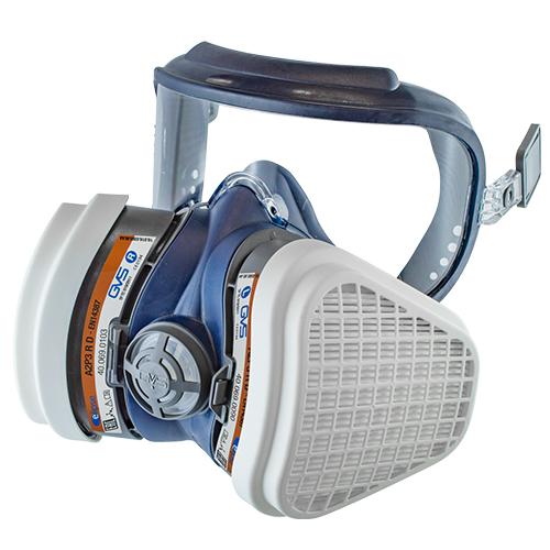 Veido kaukė (3/4) su A2-P3 filtrais GVS Elipse Integra, dydis M/L