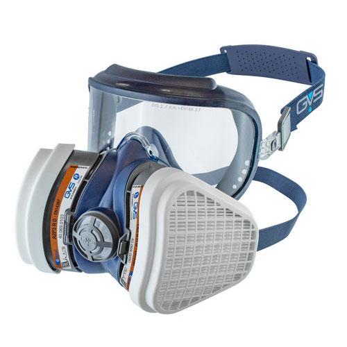 Veido kaukė (3/4) su A2-P3 filtrais GVS Elipse Integra, dydis M/L