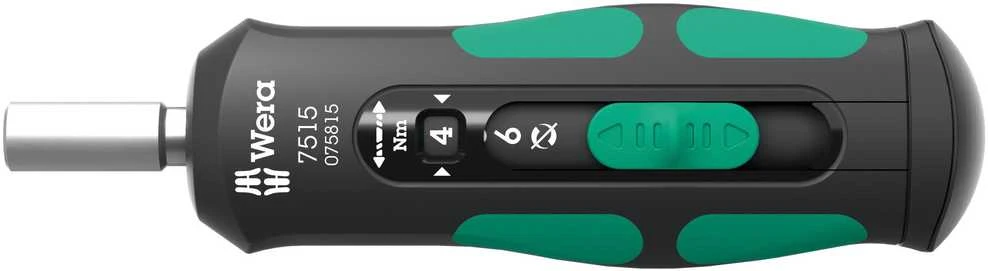 Wera 7515 Kraftform Safe-Torque Speed 2-6 Nm sukimo momento atsuktuvas