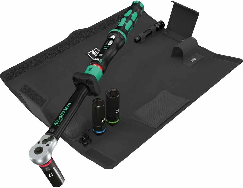 Wera Click-Torque C 3 automobilio ratų keitimo rinkinys, 1/2 colio, sukimo momentas 40–200 Nm