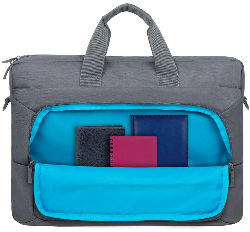 Dėklas RIVACASE 7531 pilkas Alpendorf-ECO Nešiojamas kompiuteris bag 15.6-16"