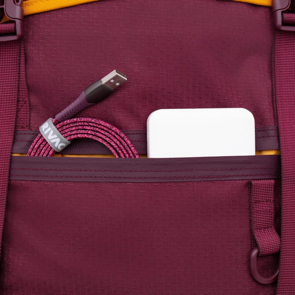 Rivacase Kensington Notebook Backpack 5361 Tinka iki 17.3 ", Backpack for laptop, Burgundy Raudona