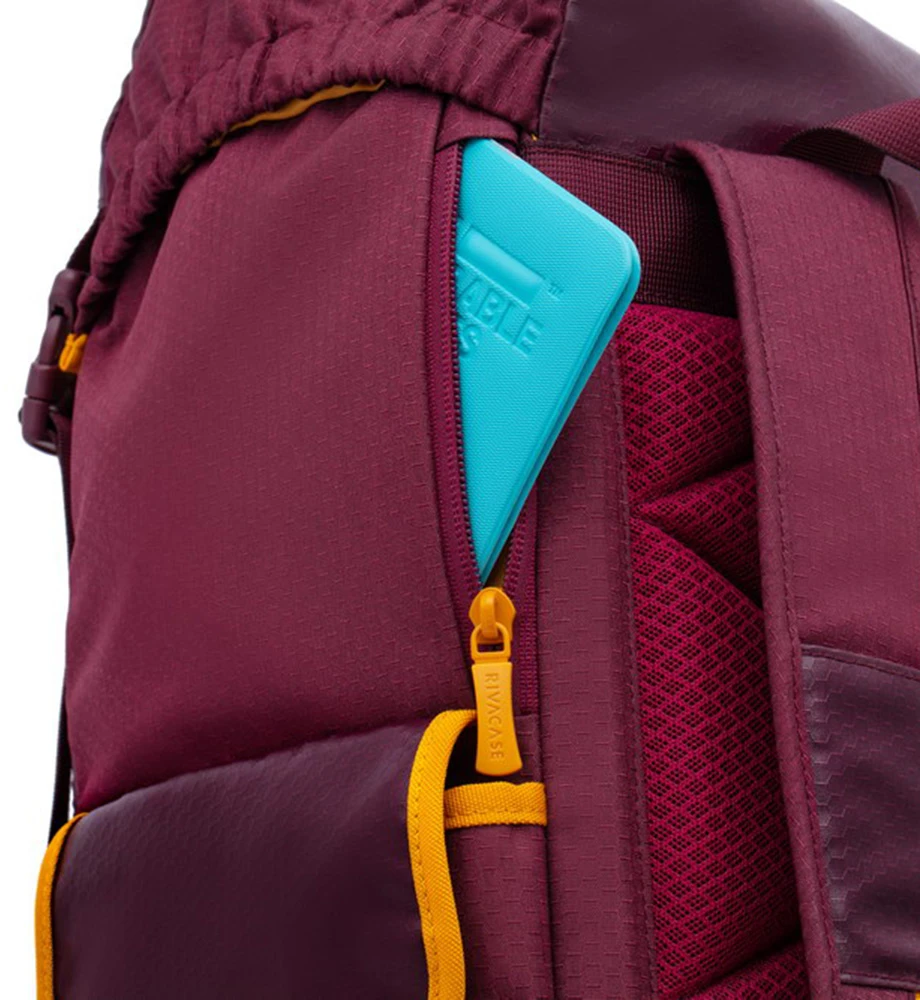 Rivacase Kensington Notebook Backpack 5361 Tinka iki 17.3 ", Backpack for laptop, Burgundy Raudona