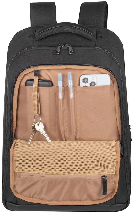 Kuprinė RIVACASE 8164 juodas Clark-ECO Nešiojamas kompiuteris 17.3" Backpack (25L)