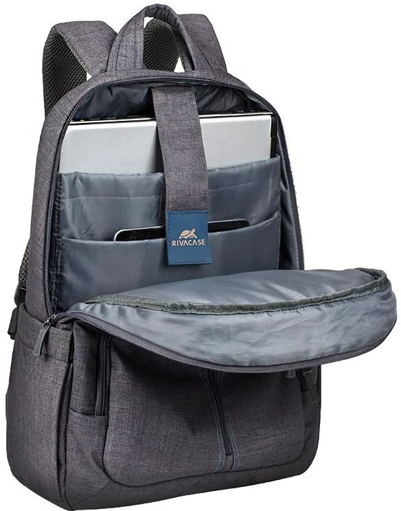 Rivacase CANVAS 7560 kuprinė nešiojamam kompiuteriui iki 15.6" (pilka)