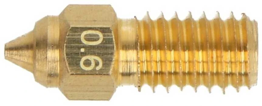 0.6 mm žalvarinis 3D spausdintuvo antgalis