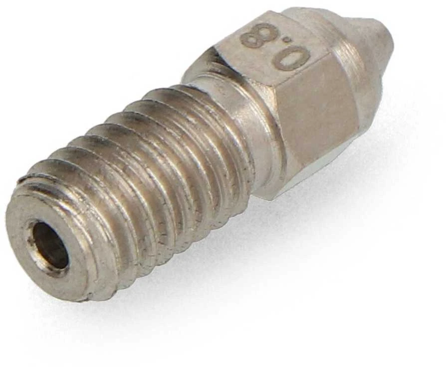 0.8 mm antgalis Elegoo Neptune 4/4 Pro 3D spausdintuvams - 1.75 mm filamentas - grūdintas plienas