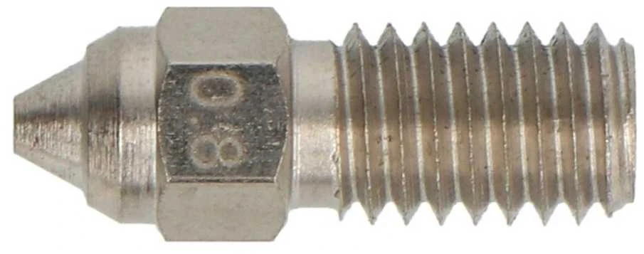 Grūdinto plieno 0.8 mm antgalis 3D spausdintuvams