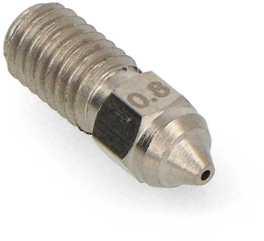 Grūdinto plieno 0.8 mm antgalis su matomu žymėjimu