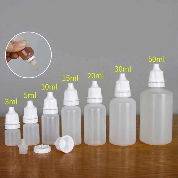 Oem 10 ml buteliukas su lašintuvu su aplikatoriumi - skysčiams dozuoti
