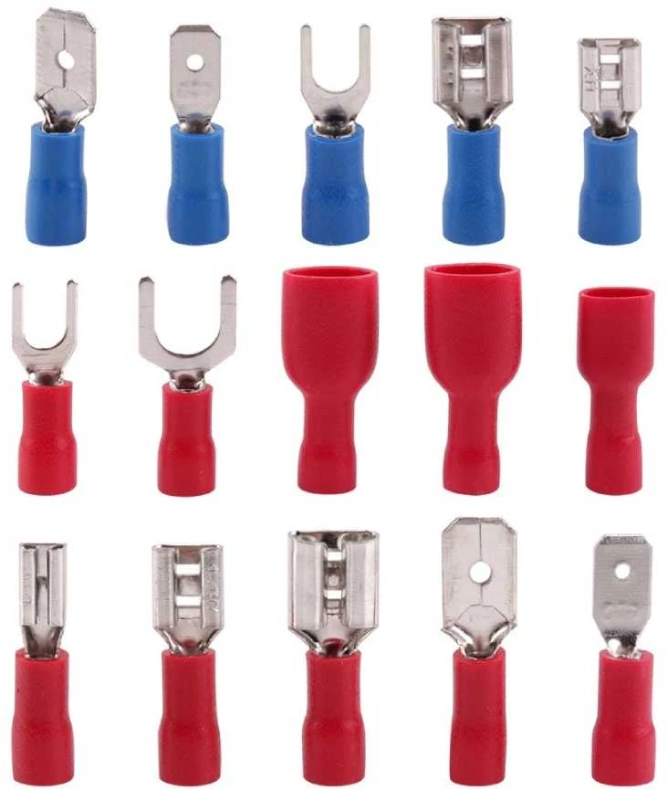Oem 100 vnt, rinkinys - Cilindrinė moteriška kištukinė jungtis 1.5 mm2 - izoliuota