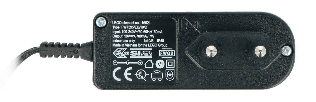 10V maitinimo šaltinis LEGO Mindstorms EV3 ir WeDoo - LEGO 45517